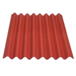 Corrugated Roof Sheet [Shinko Zinc] Thickness  0.3 mm Length  6 meter Red Color